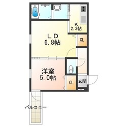 フジパレス西住之江Ⅷ番館の物件間取画像